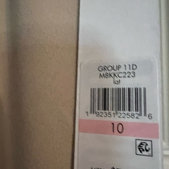 2 New Calvin Klein Beige Slacks-Sz 10 and Anne Klein blouse Size Large - Picture 5 of 10